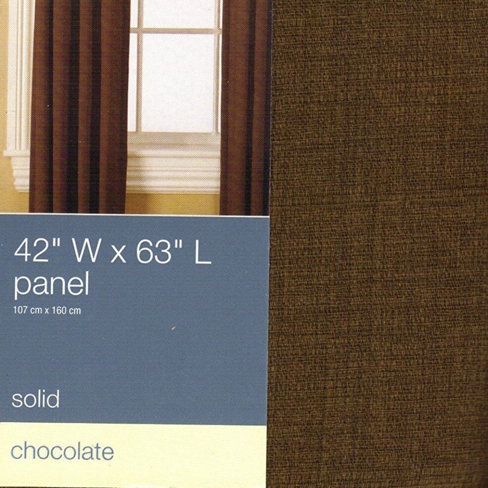 One Essential Home 42" W x 63" L Panel - Chocolate
